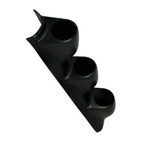 Gs-u3 Glowshift Triple Pillar Gauge Pod Holder For Any Car/truck Fits 3 X 52mm Gauges