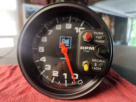 10038474 Gm Gm/autometer Bowtie Sport Comp Recall Tach 10 000 Rpm