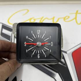 11151703 Gm Nova Chevy Ii Dash Clock With White Numbers Original Movement Working