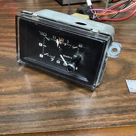 22514191 Gm Buick Dash Clock Westclox Talley 865000 Tested And Working