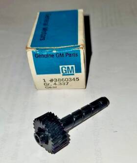 3860345 Gm Nos 1961-1981 Corvette Gear Speedometer Drive Black 22 Tooth
