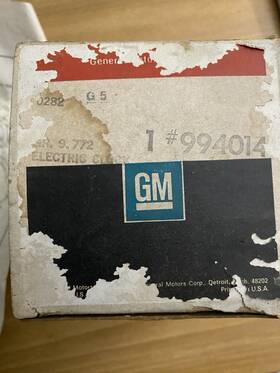994014 Gm Nos Clock Fits 71-76 Part #