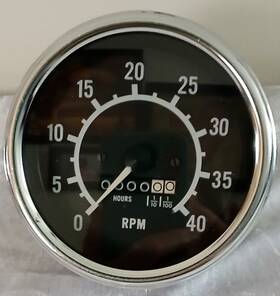 S-1980 Gm X101 Blank Tachometer Mechanical - 1970 S Brigadier Made In Usa