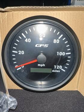 Cxa059b Gps 120mph Speedometer New In Open Box