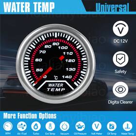 1121-wt Hlyb-auto-parts 2 Inch 52mm Universal Digital Car 40-140 Water Temperature Gauge Meter With Sensor