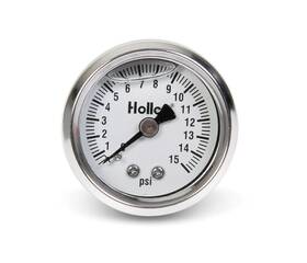 26-504 Holley - 0-15 Psi Fuel Press Gauge
