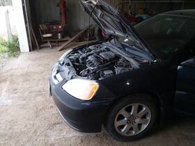 257-62812 Honda Speedometer Cluster Coupe Ex With Side Bags Fits 03-05 Civic 2102675