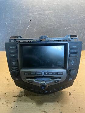 39051-sdn Honda 2003 To 2007 Accord Radio Cd Player Climate Control Switch Aa3195 Dg