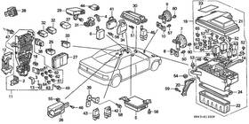 39700-sm1-a01 Honda Genuine Clock Assembly Digital Borg 39700-sm1-a01 Honda Genuine Clock Assembly Digital Borg