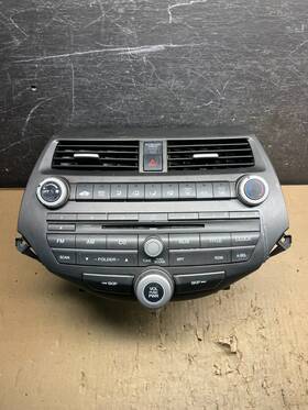77260ta0a600 Honda 2011 To 2012 Accord Front Radio Control Am./fm Cd Climate W4487 Dg