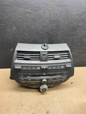 77260te0a500 Honda 2008 To 2012 Accord Front Radio Control Am./fm Cd Climate U4657 Dg