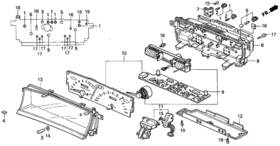 Honda 78120-ss0-a11 Genuine Panel Speedometer/tachometer And Print