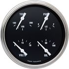 Hr75slf Classic Instruments Hot Rod Series Quad Gauge Electrical 099998500203