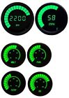 B9999g Intellitronix Digital Led Bar Graph 6-gauge Set Green Black Bezel Speedom B9999g Intellitronix Digital Led Bar Graph 6-gauge Set Green Black Bezel Speedom
