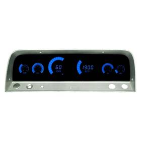 Bg6002b Intellitronix For Chevy C30 Pickup 64-66 Direct Fit Led Bargraph Gauge Panel Blue
