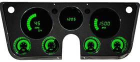 Bg6003g Intellitronix 1967-72 Chevy/gmc Truck Digital Bar Gauge Cluster Green