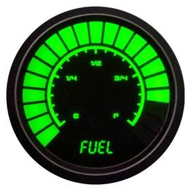 B9016g Intellitronix Corp - 2-1/16 Inch Led Bargraph Fuel Level Gauge Green
