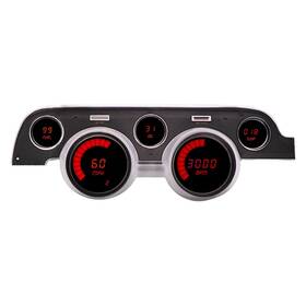 Dp7002r Intellitronix Corp - Direct Fit Led Digital Gauge Panel Red