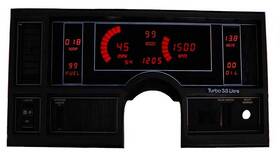 Dp1503r Intellitronix 1984-87 Buick Digital Gauge Cluster Red