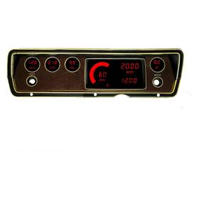 Intellitronix Dp1805r For Dodge Dart 69-76 Direct Fit Led Digital Gauge Panel Red