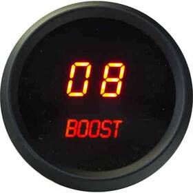 M9011r Intellitronix 2-1/16 Led Digital Boost Gauge Includes Sender Torch Red Bl