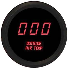M9123r Intellitronix 2-1/16 Led Digital Outside Air Temperature Gauge 50 To 250