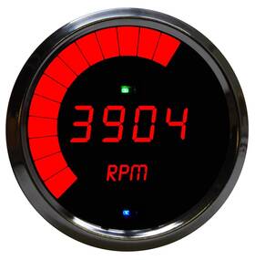 Ms9003r Intellitronix 3-3/8 Inch Led Digital Master Tachometer Bar Graph 0-9 999