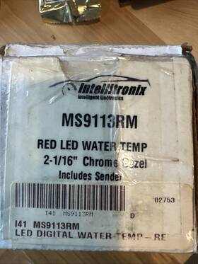 Ms9113rm Intellitronix Led Digital Water Temp Gauge 2 1/16 Inch