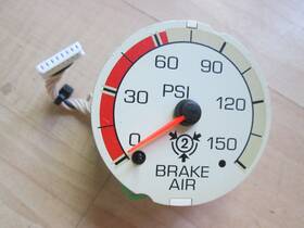 25-273777-d International Truck / Navistar Pollak 2016 Prostar 25-273777d Second. Air Gauge 150psi Brake #m149wb