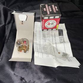 104-10 Isi 104-10/24s Clock Kit With Nos Electro-mechanical Movement Used Working