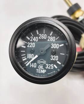 R8636 Isspro Mechanical Oil Temperature Gauge R8636 Isspro Mechanical Oil Temperature Gauge