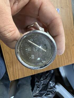 Pl2561 Jaeger Pl2561/00 Triumph Tr2 Tr3 Oil Pressure Gauge #1