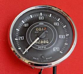 Sn6319 Jaeger Sn6325/00 Triumph Tr4 Tr4a Speedometer Speedo Sn6319/06 Oem Flat Glass