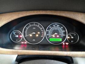 257-50268b Jaguar Speedometer Cluster With Message Center Mph Fits 04 X Type 104876216