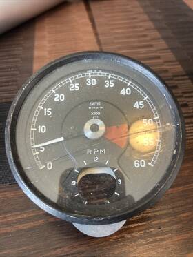 Rv7414 Jaguar Rv7414/06 Xke E-type Series 1 4.2 Smiths Tachometer Rev Counter Gauge