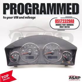 Jeep 05172329ab Instrument Gauge Cluster Grand Cherokee 2007