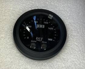 12-18v Jjcoco 752815546098 0-1800 Digital Exhaust Gas Temperature Egt Ultra-thin Meter Dc With Sensor
