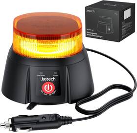 Jsp067 Justech 36 Leds Rechargeable Strobe Beacon Light Rooftop Magnetic Amber