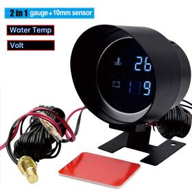 Rfy0950081846312lp Kkmoon Universal Car Digital Water Temperature Meter Voltmeter Gauge With Sensor N4b8 Rfy0950081846312lp Kkmoon Universal Car Digital Water Temperature Meter Voltmeter Gauge With Sensor N4b8