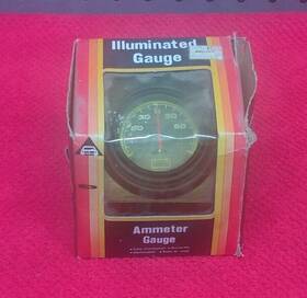 Kmart 045999001041 Vtg Illuminated Volt/ampmeter Gauge