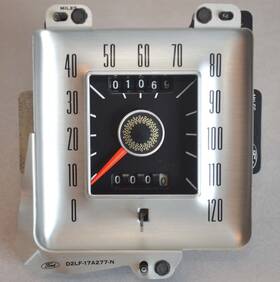 D2ly-17255-c Lincoln 1972-1976 Mark Iv Speedometer Odometer/trip 1973 1974 1975