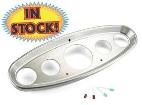 Bdi-9117 Lokar - 5 Gauge Brushed Dash Insert For Autometer Moon Bdi-9117 Lokar - 5 Gauge Brushed Dash Insert For Autometer Moon