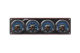 52-44569 Longacre Waterproff Smi 4-gauge Panel Assembly - Oil And Water Temp Pressure