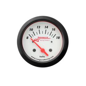 52-46905 Longacre Sportsman Elite Voltage Gauge 8-18 Volts