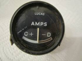 151272 Lucas 36247 Triumph Tr250 Tr6 Ammeter Gauge 1967-1972 #34627 #151272 Rare