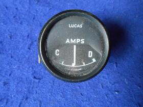 36358a Lucas Original Ammeter 1965-66 Jaguar Xke Mark X D/c 1/65