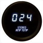 M9124w Intellitronix Led Digital Stereo Amplifier Temperature Gauge To
