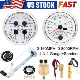 0-8000rpm Maimeimi 85mm 4 1 Gps Speedometer 0-160mph With Tachometer In Gauge Sender 0-8000rpm Maimeimi 85mm 4 1 Gps Speedometer 0-160mph With Tachometer In Gauge Sender
