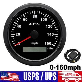 Cx8157bus Maimeimi 85mm Gps Speedometer Odometer 0-160 Mph Universal Car Marine Waterproof Us Stock