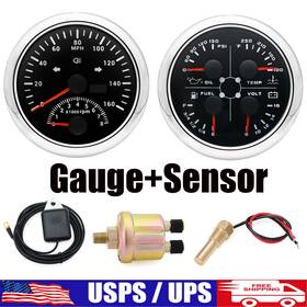 Cx4201us Maimeimi Cx8243 Cx8225 Cx4003 2 Gauge Set 85mm Gps Speedometer 0-160mph Tacho Fuel Temp Oil Volt With Senders Cx4201us Maimeimi Cx8243 Cx8225 Cx4003 2 Gauge Set 85mm Gps Speedometer 0-160mph Tacho Fuel Temp Oil Volt With Senders